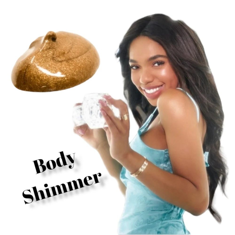 Creme De La Cube Shimmer Body Creme 1.7 oz/50ml NEW